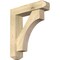 Ekena Millwork Westlake Craftsman Rough Sawn Bracket w/ Offset Brace, Douglas Fir, 6"W x 24"D x 28"H BKT0604X24X28WTL04RDF - alternate 1